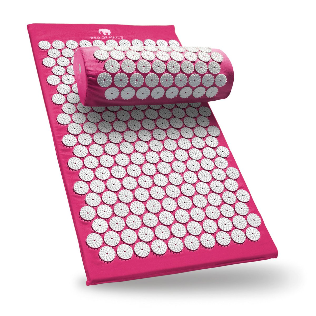 Tappetino e cuscino per digitopressione BON - Rosa