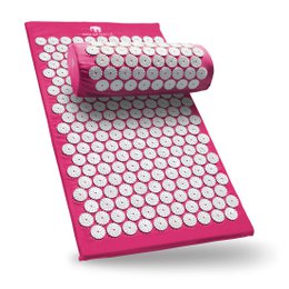 Tappetino e cuscino per digitopressione BON - Rosa