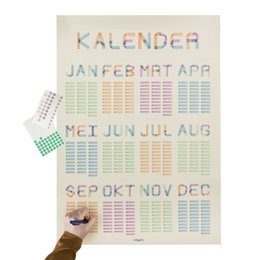 calendrier mural - Notes créatives