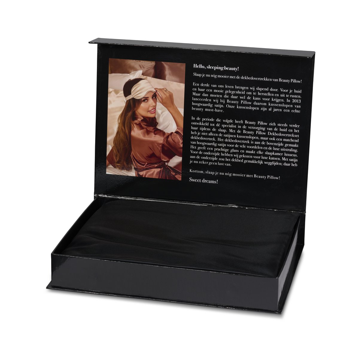Ensemble Housse de Couette Beauty Pillow® - Noir 200x200/220