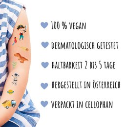 Tatuaggi per bambini - motivo "Esploratore"