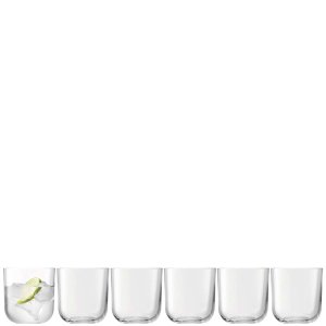 L.S.A. - Uno Glass 420 ml set of 6 pieces - Transparent