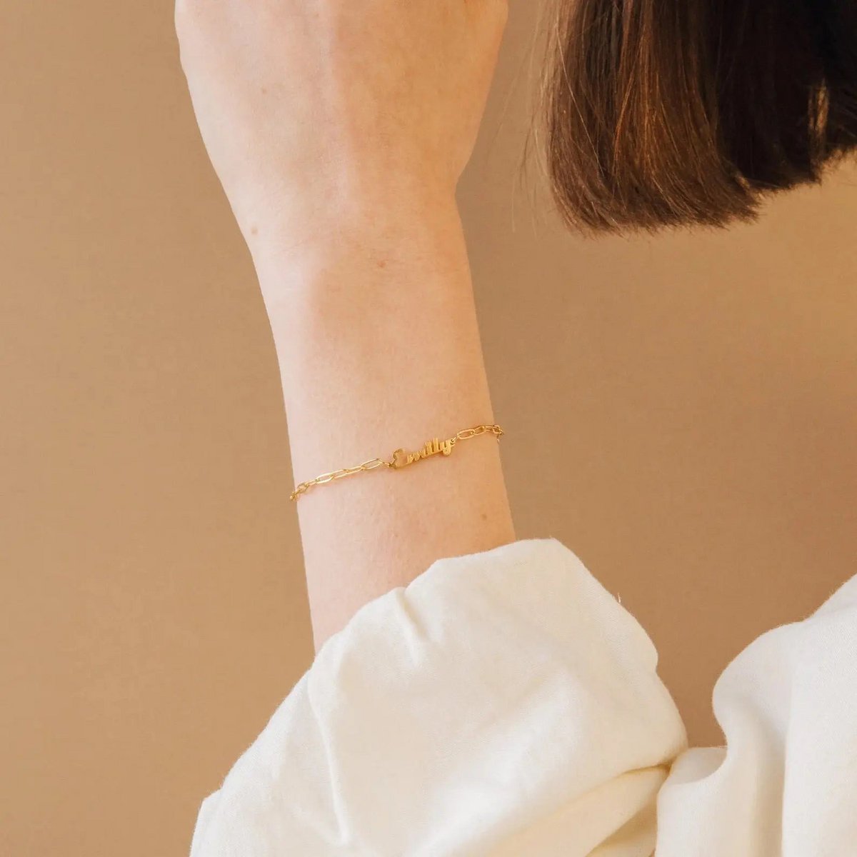 Bracciale con nome: braccialetto con nome personalizzato
