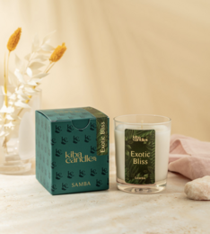 Vela perfumada de cera de coco Exotic Bliss