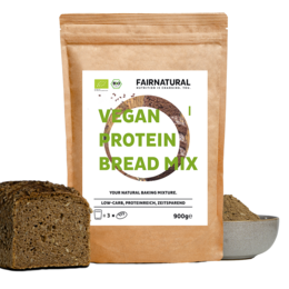 Økologisk vegansk proteinbrødsbageblanding