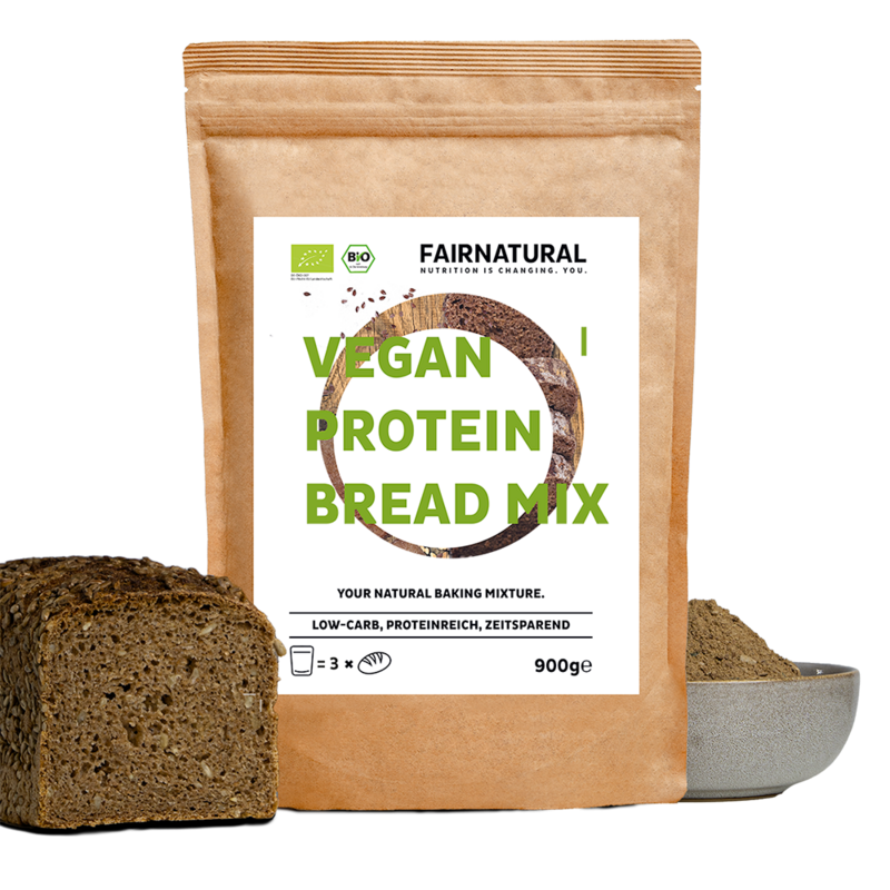 Preparato per pane proteico vegano biologico
