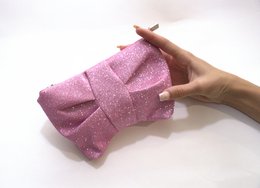 Sac bandoulière Moon - Rose Pailleté Glitter