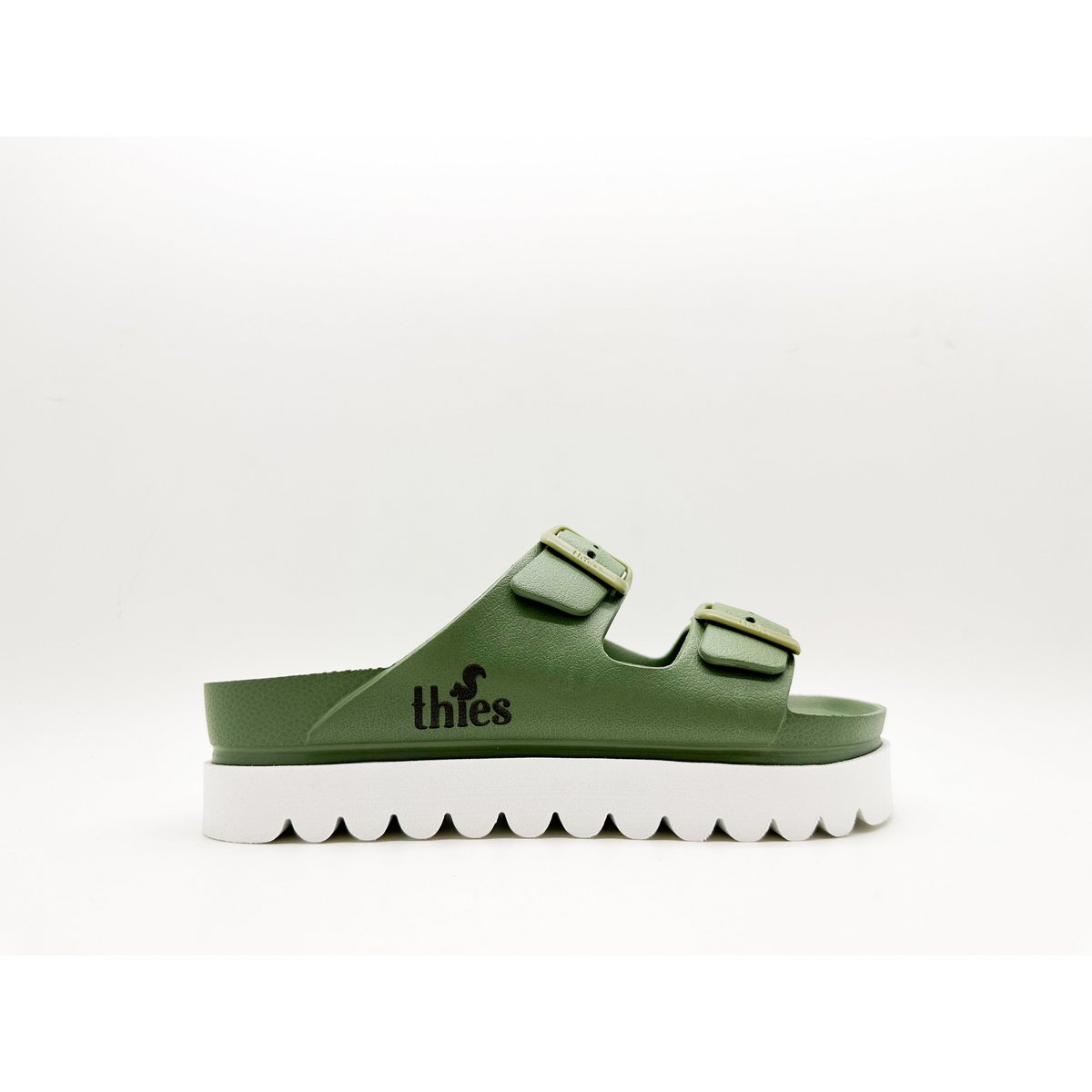 thies 1856 ® Ecofoam Plateau Sandal vegan khaki