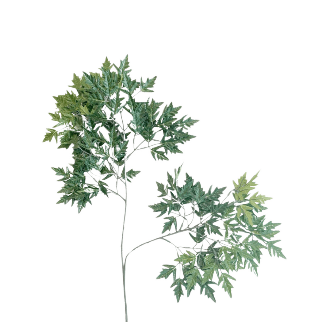 Plateau artificiel Ming Aralia 50 cm vert ignifuge