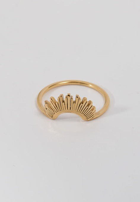 Lucy - Geometrischer Sun Ray Ring