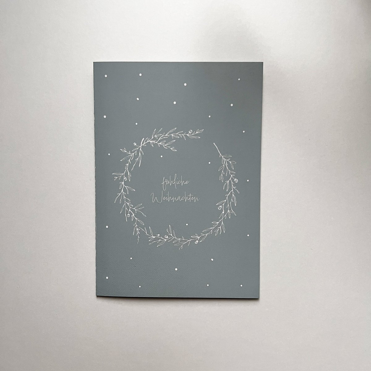 Christmas card Merry Christmas with envelope