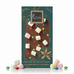 PREMIUM melkchocolade - chocoladeballetjes, marshmallow 95g
