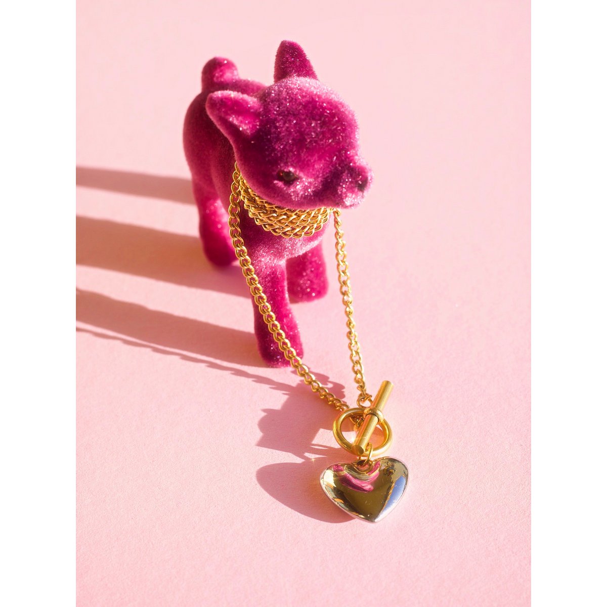 Champ - Heart Earrings and Necklace Set