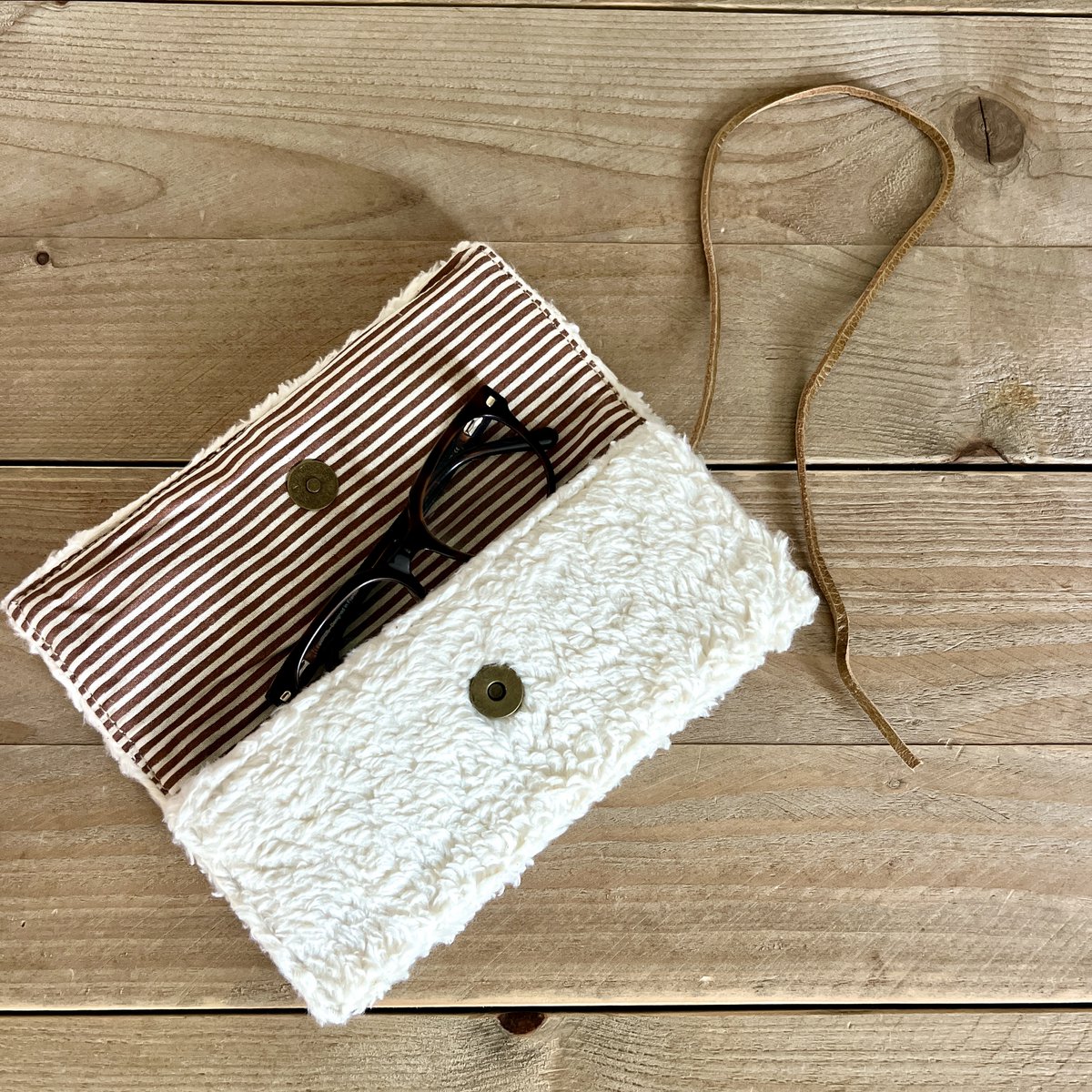 Teddy Sunglass Pouch cotton teddy