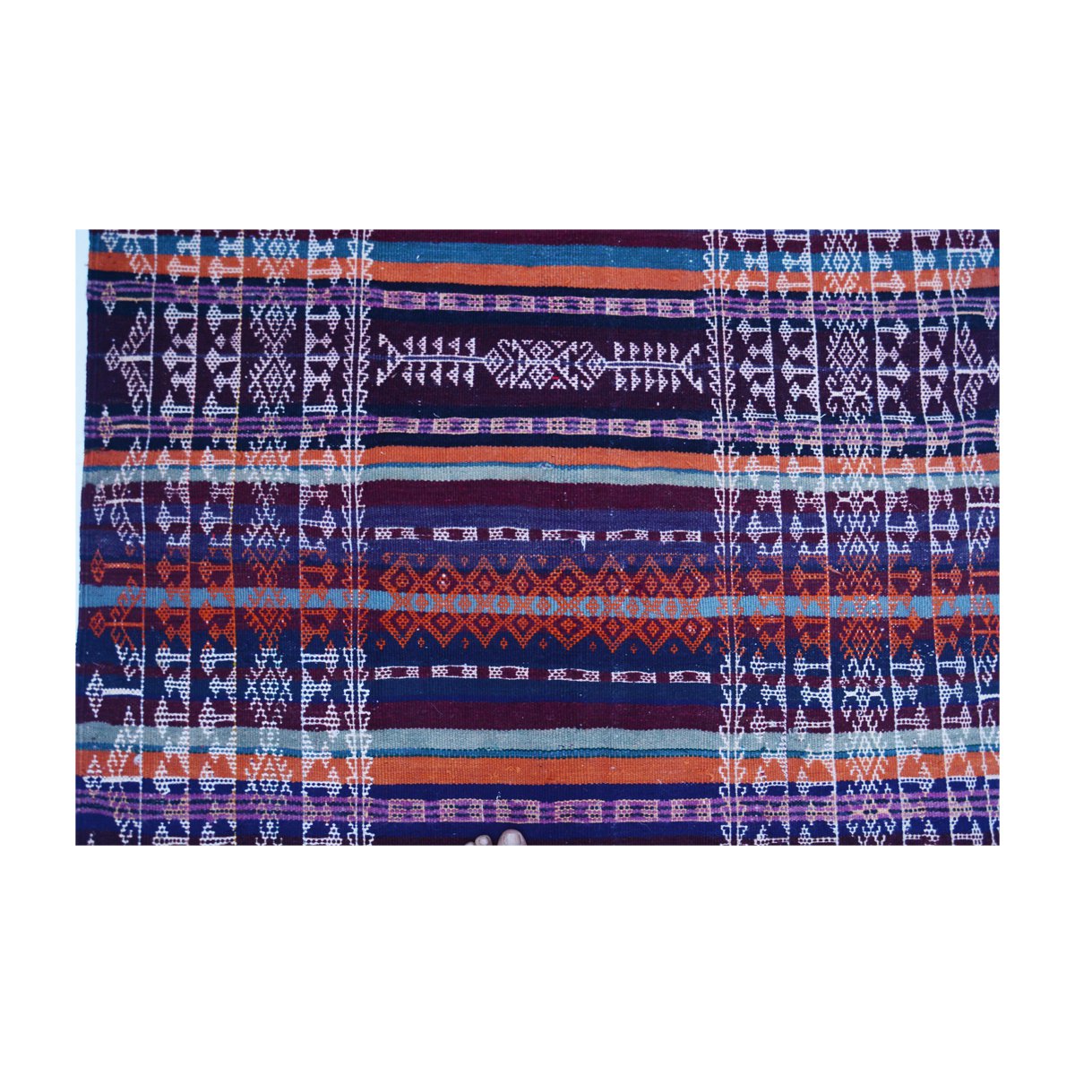 Baluch Soumak Wine Berry Vintage vloerkleed