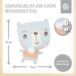 Ganci da parete orso