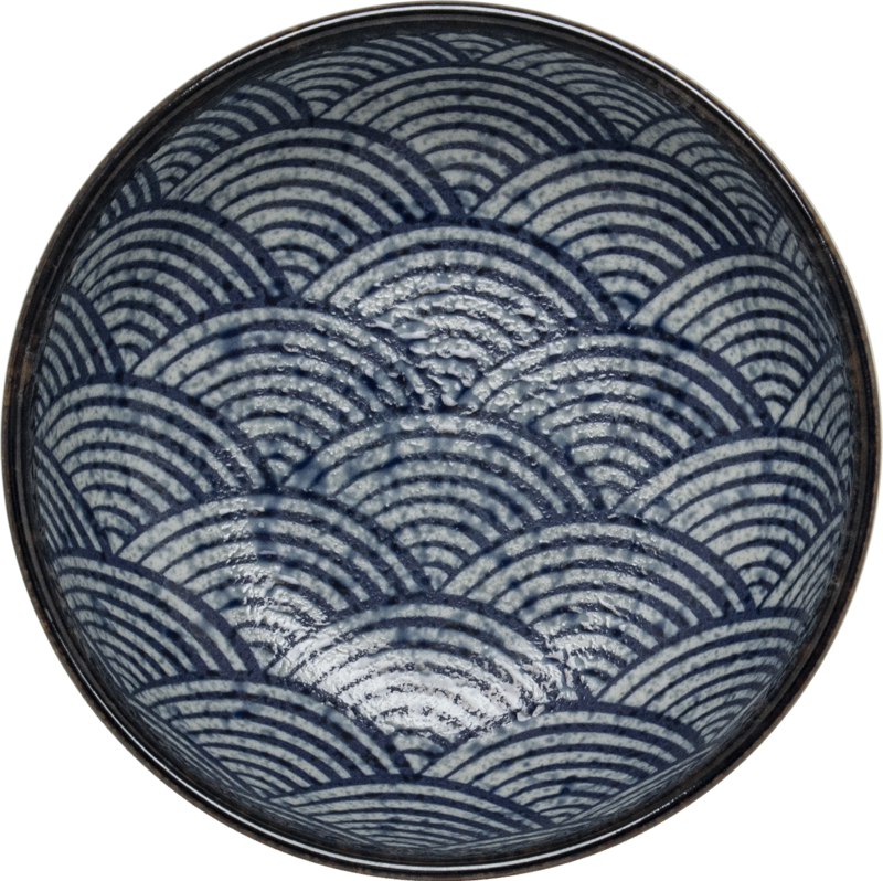 Edo Wave Pokébowlset, 17x9cm, 2 pers., giftbox