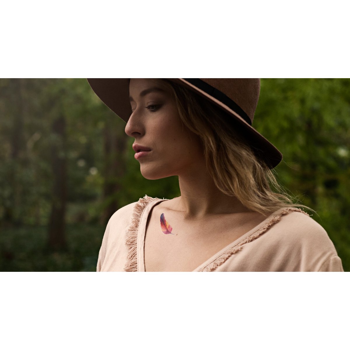 Tijdelijke tattoo: Mini Feathers