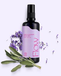 Sage & Lavender Floral Water Facial Mist - Balancing & hydrating face spray