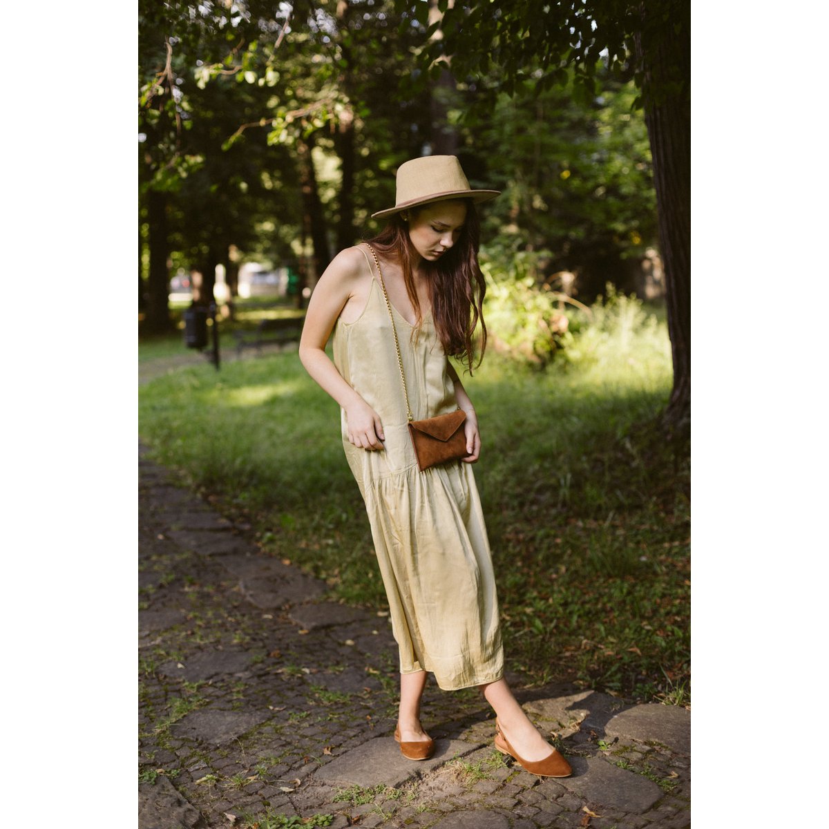 Ballerinas aus Wildleder - Oriana - Zigarrenbraun 35-42
