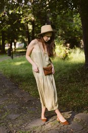 Ballerinas aus Wildleder - Oriana - Zigarrenbraun 35-42