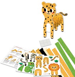 Easy creation, Folding accordions "Animals of the savannah"