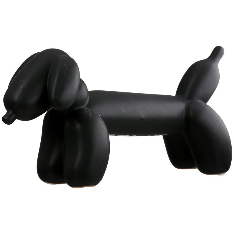 Figur Dackel Dachshund Ballon Dog Black H. 10 cm, Ve 2