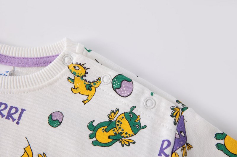 Bluza z dzianiny frotte dla chłopca