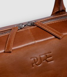Laptop bag NAOS Cognac