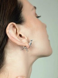 Whimsical Cat & Dog Front Back Earring