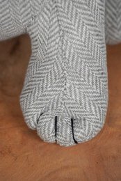 Grå Bulldog dørstopper 28 cm Isabelle Rose