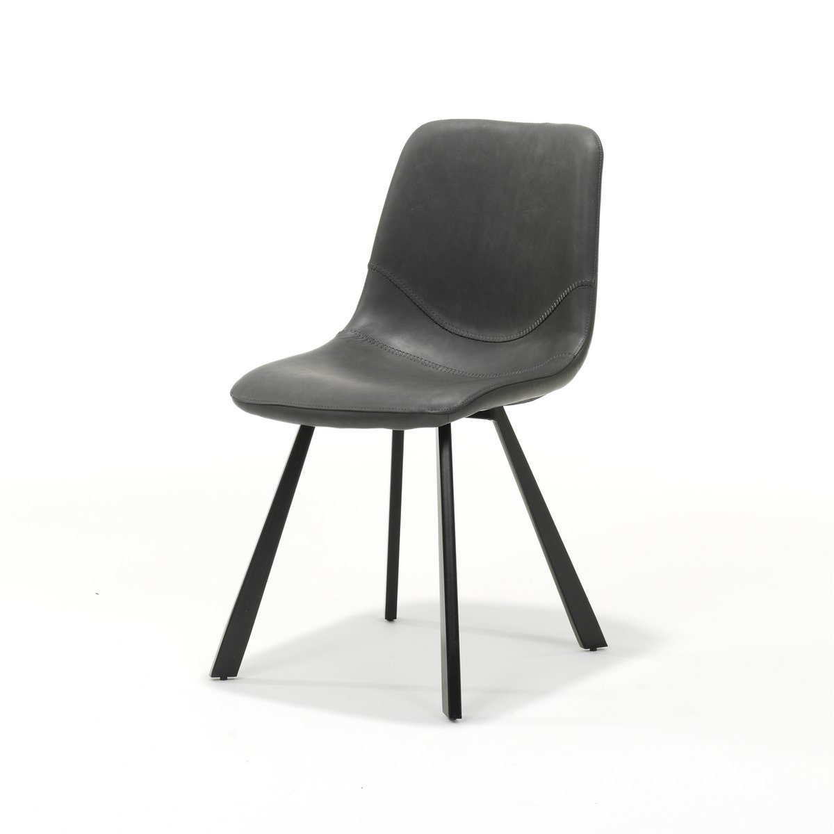 Sedia bari nero tessuto vintage nero