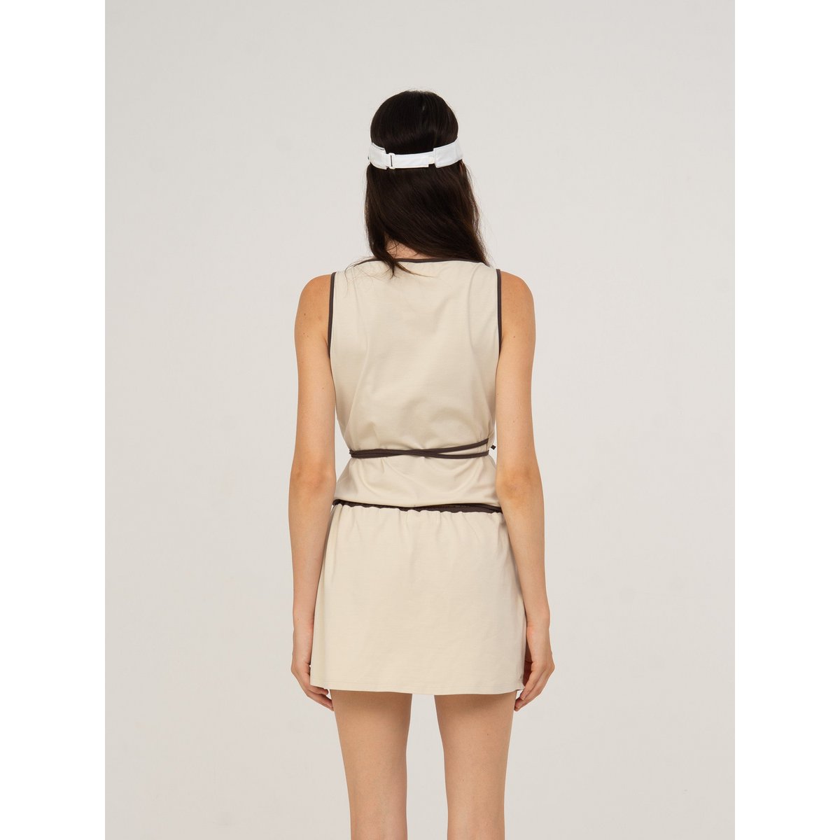 Serve White Sports Wrap Top