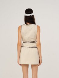 Serve White Sports Wrap Top