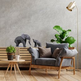 DIY Słonie Mama i dziecko