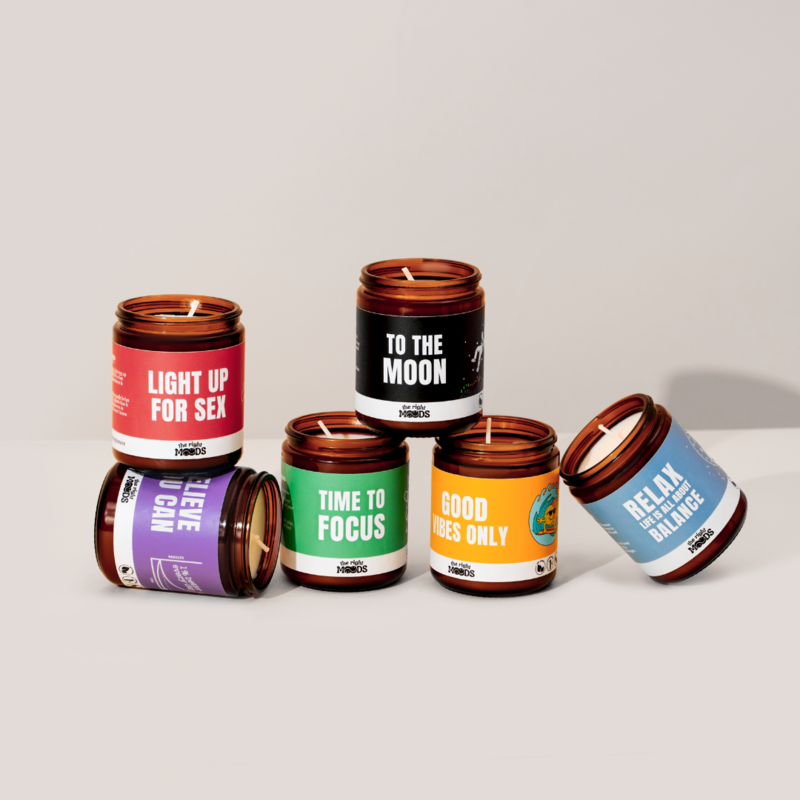 Funny Gift Candle – LOVE MOOD – Scented Handmade Soy wax