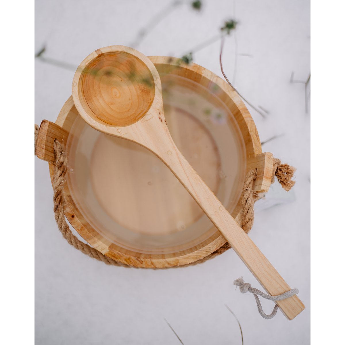Wooden bucket (Sauna/Drinks)