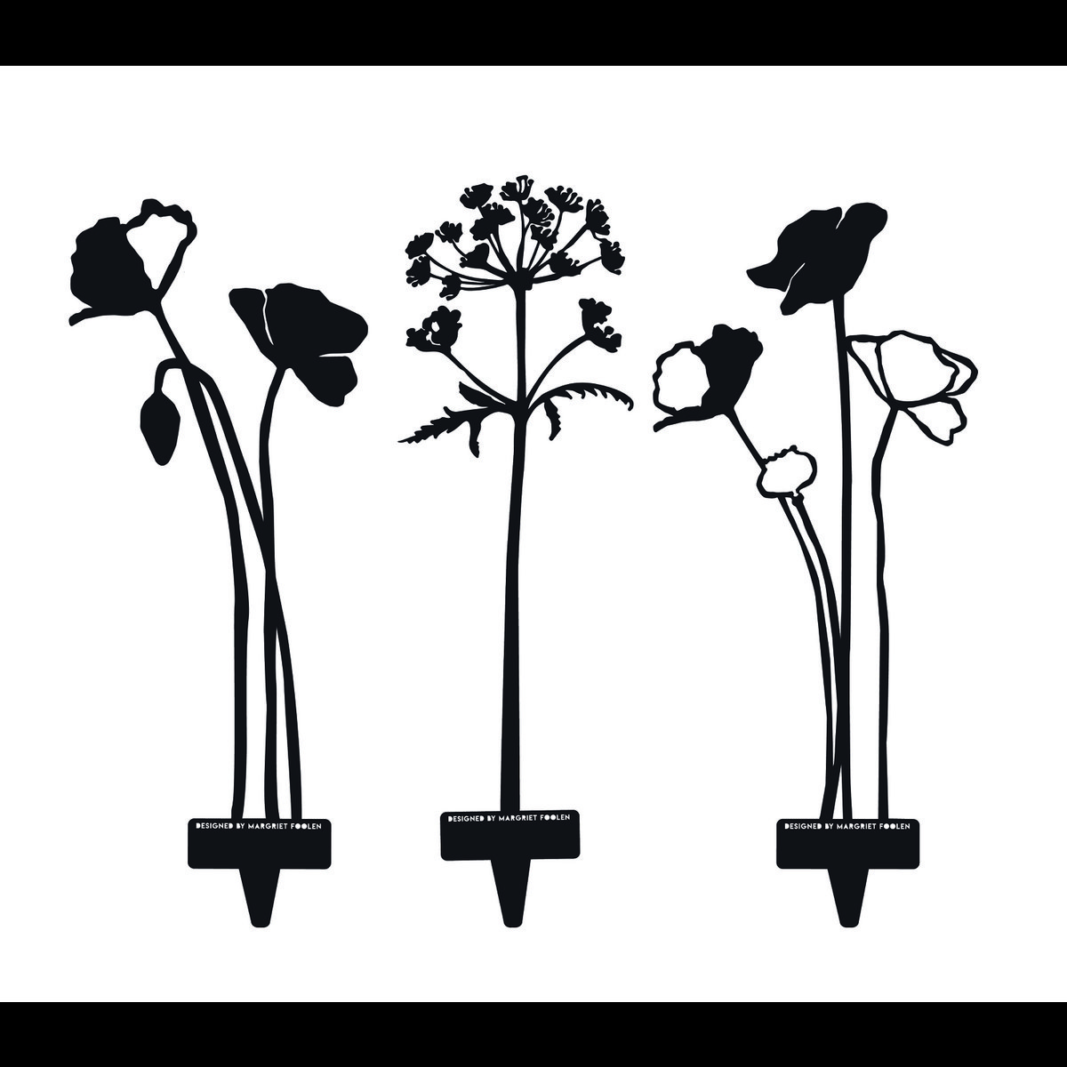 Poppy open up - Corten steel object