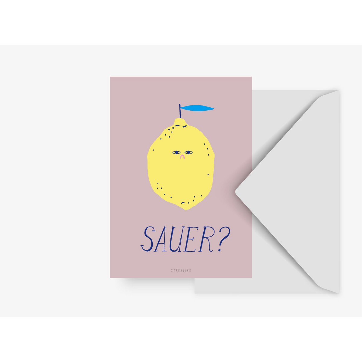 Postkarte / Sauer