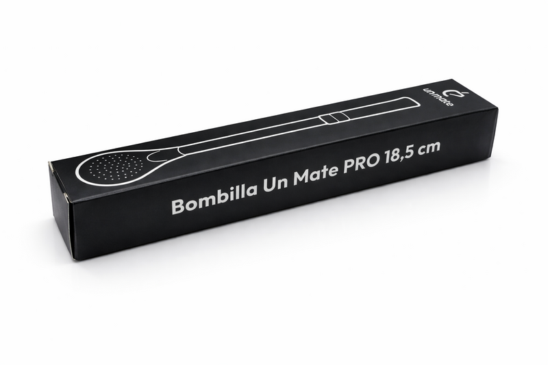 Bombilla Un Mate Pro 18.5 cm - Premium INOX Steel Filter Straw for drinking yerba mate tea