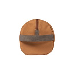 K2005UB | Beauty Case in Canvas 100% Cotton/Genuine Full Grain Leather, Naked. Leather colour. Side handle. Zipper closure. Dimensions: 25 x 15 x 17 cm. Packaging: TNT bag