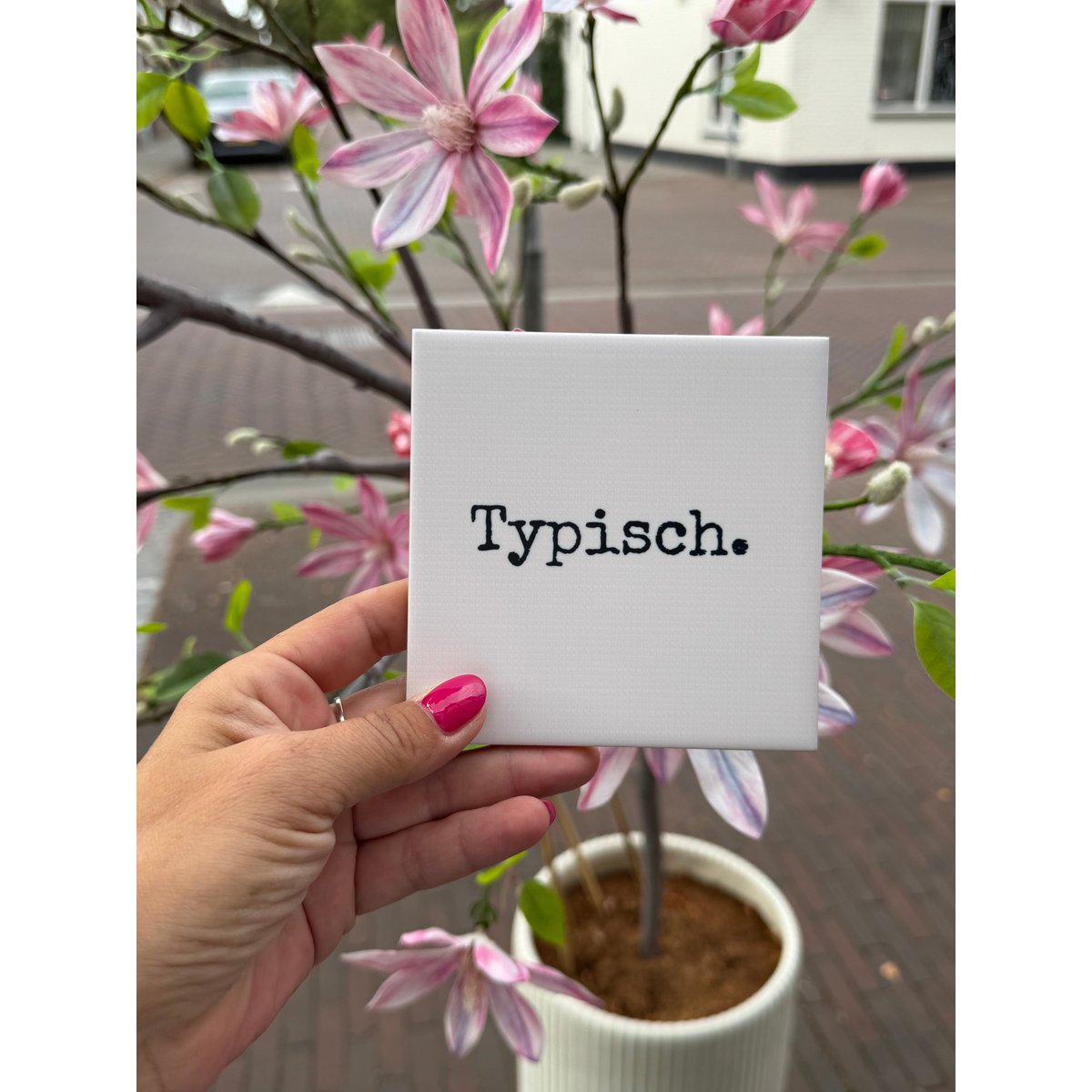Tegeltje - Typisch.