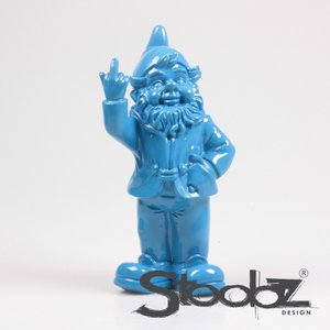 Stoobz Design Gnome F*ck You Blue | 16x12x32 cm