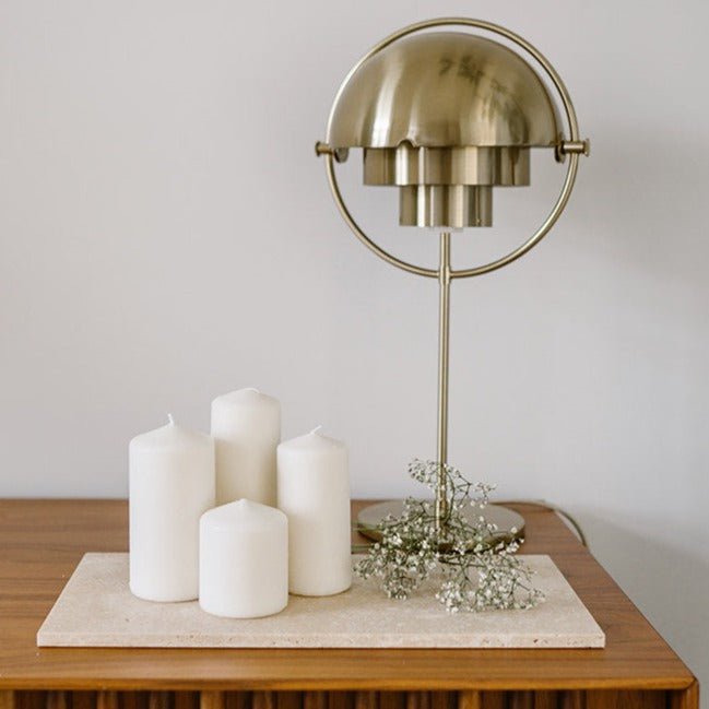 Travertine dienblad rechthoek L 20x40cm
