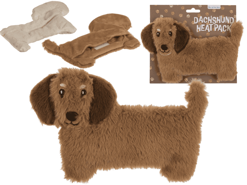 Heat pack, Dachshund, 22 x 15 cm,