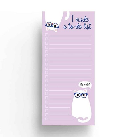 To do blok 10x21 cm Grumpy cat