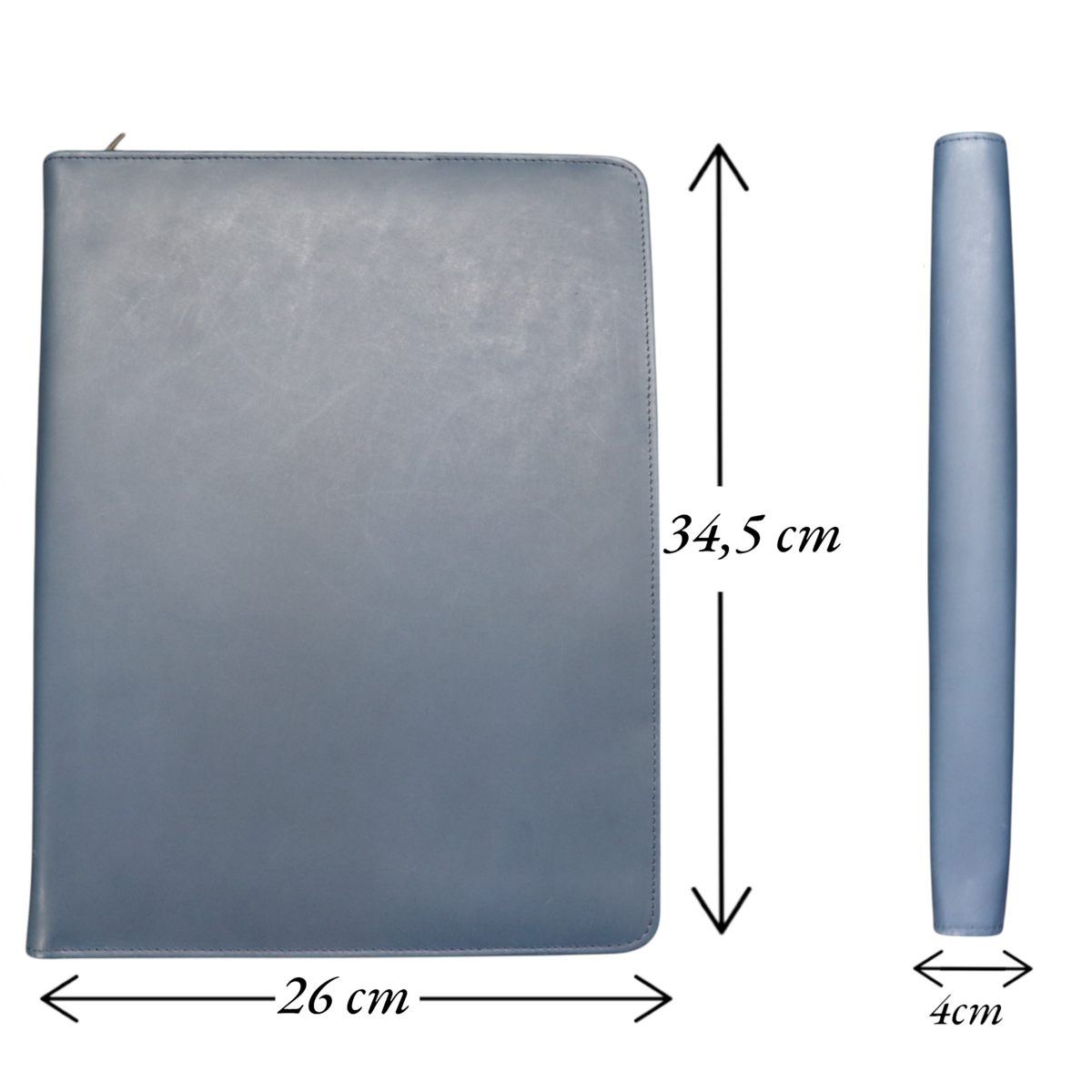 10 pcs. leather writing folder - document folder a4