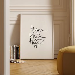 Poster: Home is where my heart is