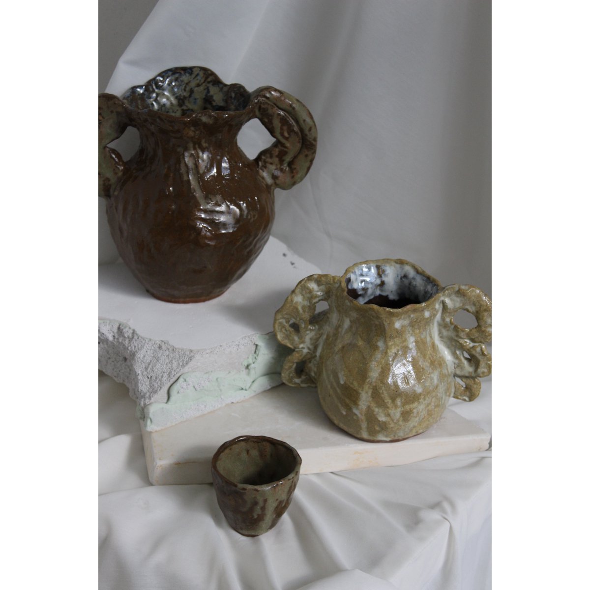 Big Rustic Handmade Ceramic Vase