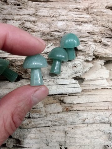 Mini handgeschnittener Pilz AVENTURIN